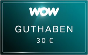 WOW Streaming credit card 30€