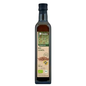 Manako BIO Leinöl, kaltgepresst, 100% rein, 750 ml