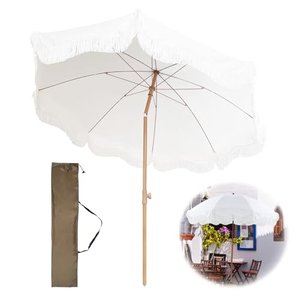 Boho Strandschirm mit Fransen
