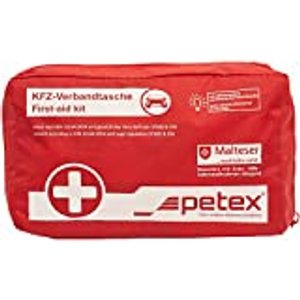 Petex 43930012 Verbandtasche für das Auto / Inhalt nach DIN 13164 (Norm gültig seit 2022)