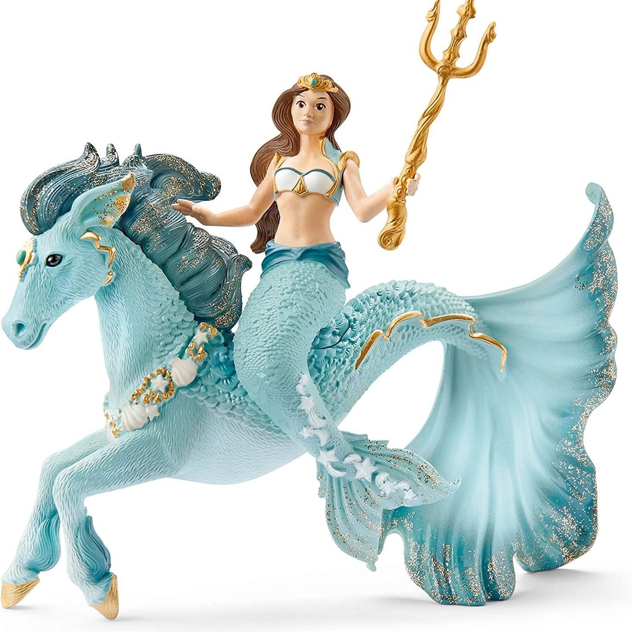 schleich BAYALA 70594 Meerjungfrau Eyela Figur und Unterwasser-Pferd