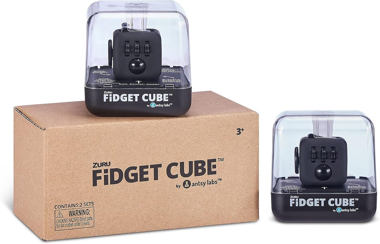 Zuru Fidget Cube, Schwarz (2er Pack)