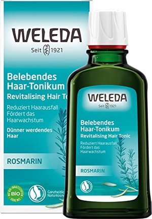 WELEDA Bio Belebendes Haar-Tonikum, Naturkosmetik Haaröl zur Vermeidung von Haarausfall