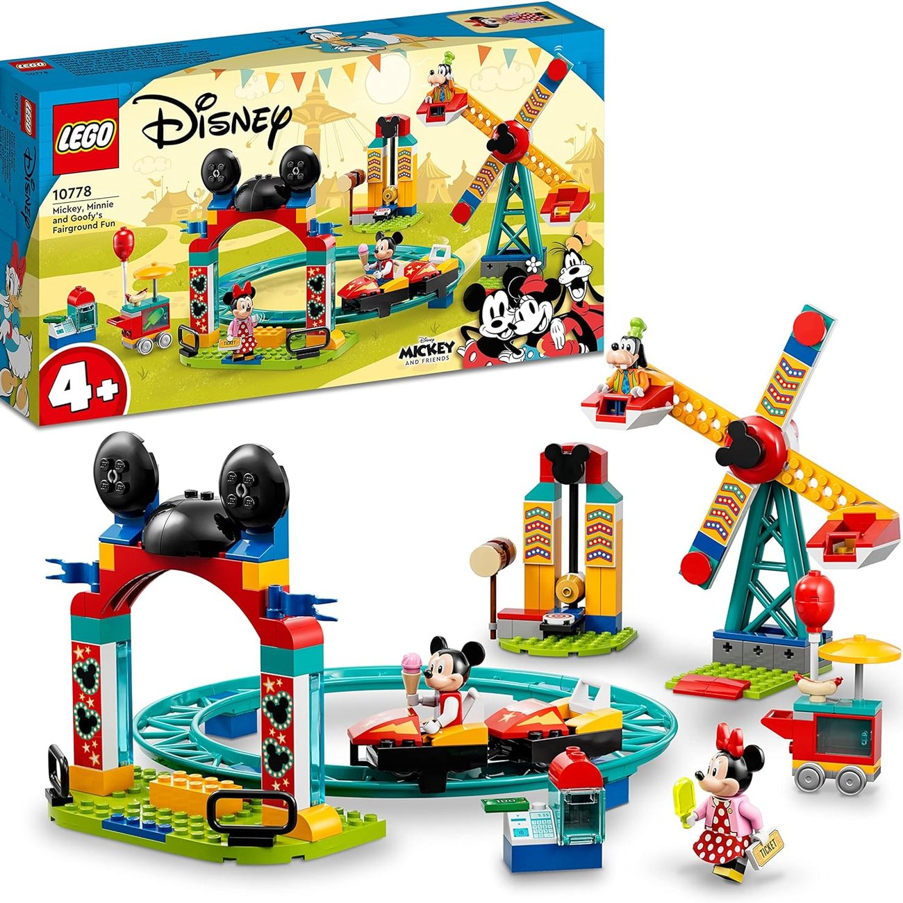 LEGO 10778 Mickey and Friends Micky, Minnie und Goofy auf dem Jahrmarkt