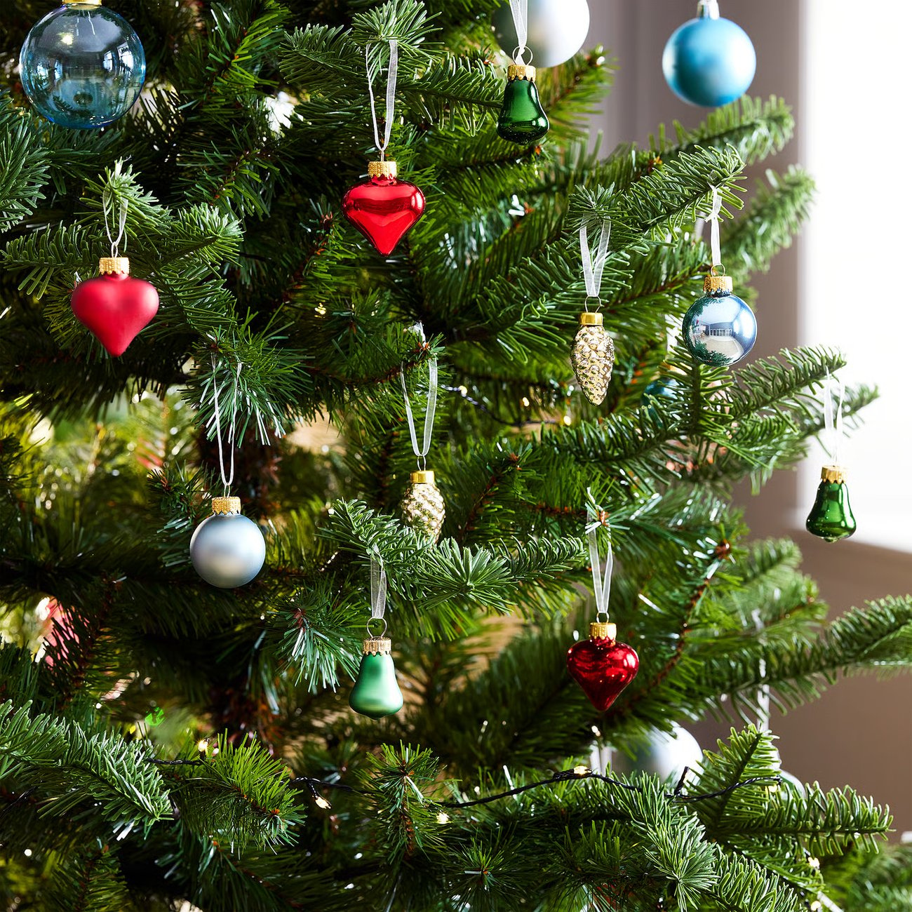 VINTERFINT buntes Dekokugel-Set