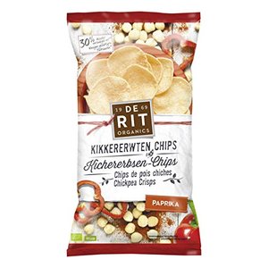 De Rit - Kichererbsen-Chips Paprika - 75 g - 8er Pack