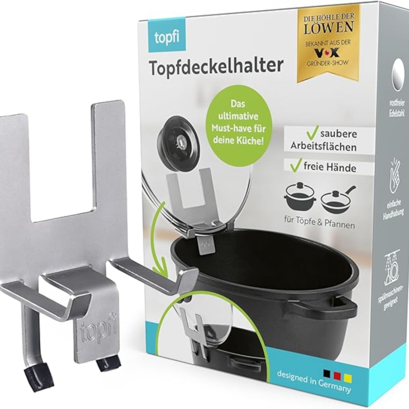 Topfi Topfdeckelhalter