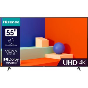 HISENSE 55A6K Smart TV (Flat, 55 Zoll / 139 cm, UHD 4K, SMART TV, VIDAA)