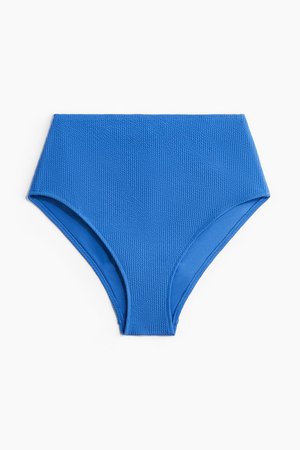 Bikinihose High Waist - Blau - Damen