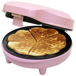 Bestron Waffeleisen für klassische Herzwaffeln