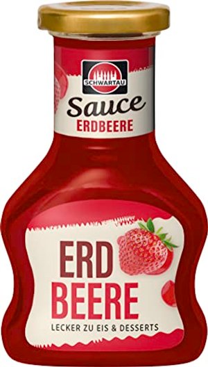 Schwartau Dessert Sauce Erdbeere, 125 ml