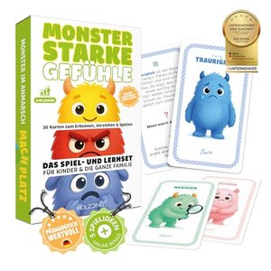 Gefühlsmonster Karten-Set für Kinder