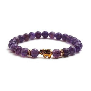 BERGERLIN Amethyst Armband / Kronenchakra