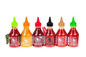 Flying Goose Sriracha Scharfe Chilisaucen 6er Set (6 x 200ml) VEGAN