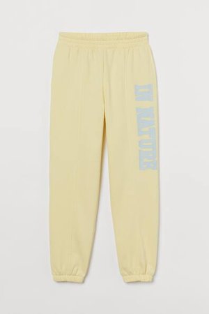 Joggers mit Druck