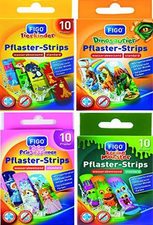 40x Kinderpflaster Bergmann