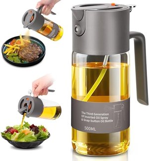 VOMEP 2-in-1 Ölsprüher für Speiseöl, 500ml