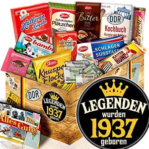 Legenden 1937 - Geburtstagsgeschenk Mann - DDR Schoko Box