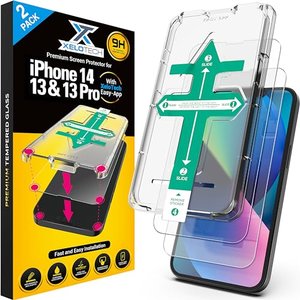 XeloTech Schutzglas für iPhone 14 und iPhone 13/13 Pro