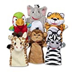 Melissa & Doug Safari Friends Handpuppen