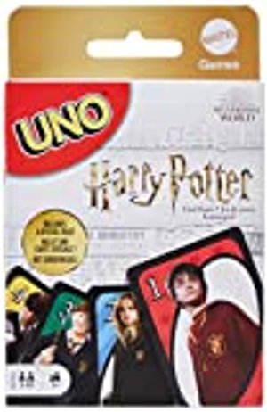 Mattel Games FNC42 - UNO Harry Potter Kartenspiel, Kinderspiele und Familienspiele ab 7 Jahren