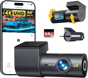 CIEVIE 4K+1080P Dashcam für vorne und hinten