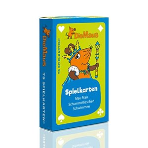 Die Maus Kinderspielkarten - Mau Mau, Schummellieschen uvm. 