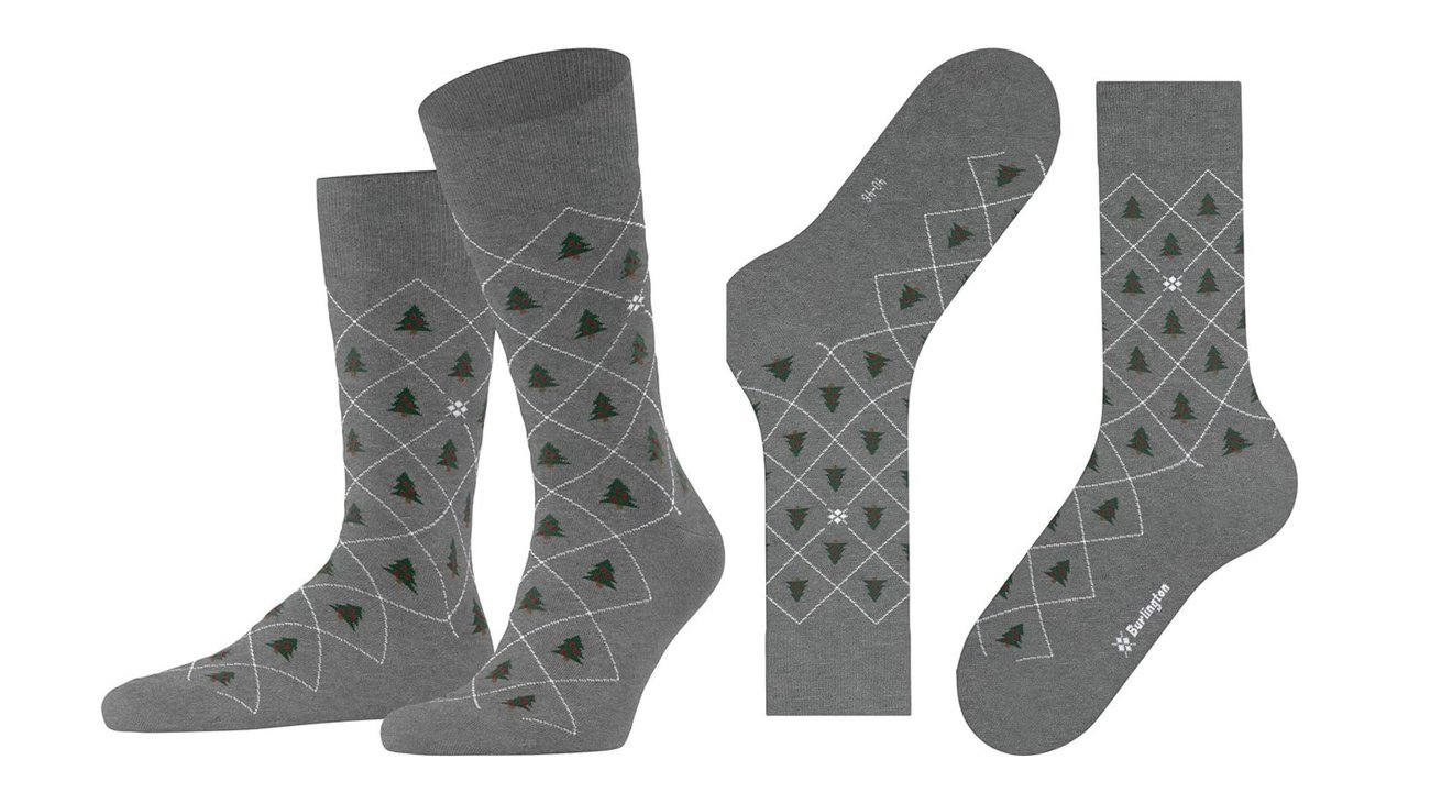 Burlington: Herren-Socken Christmas Tree