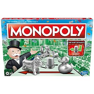 Monopoly Spiel, Familien-Brettspiel für 2 bis 6 Spieler