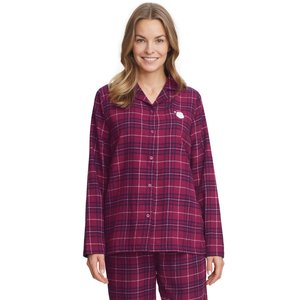 Damen-Weihnachtsschlafanzug mit Stickerei