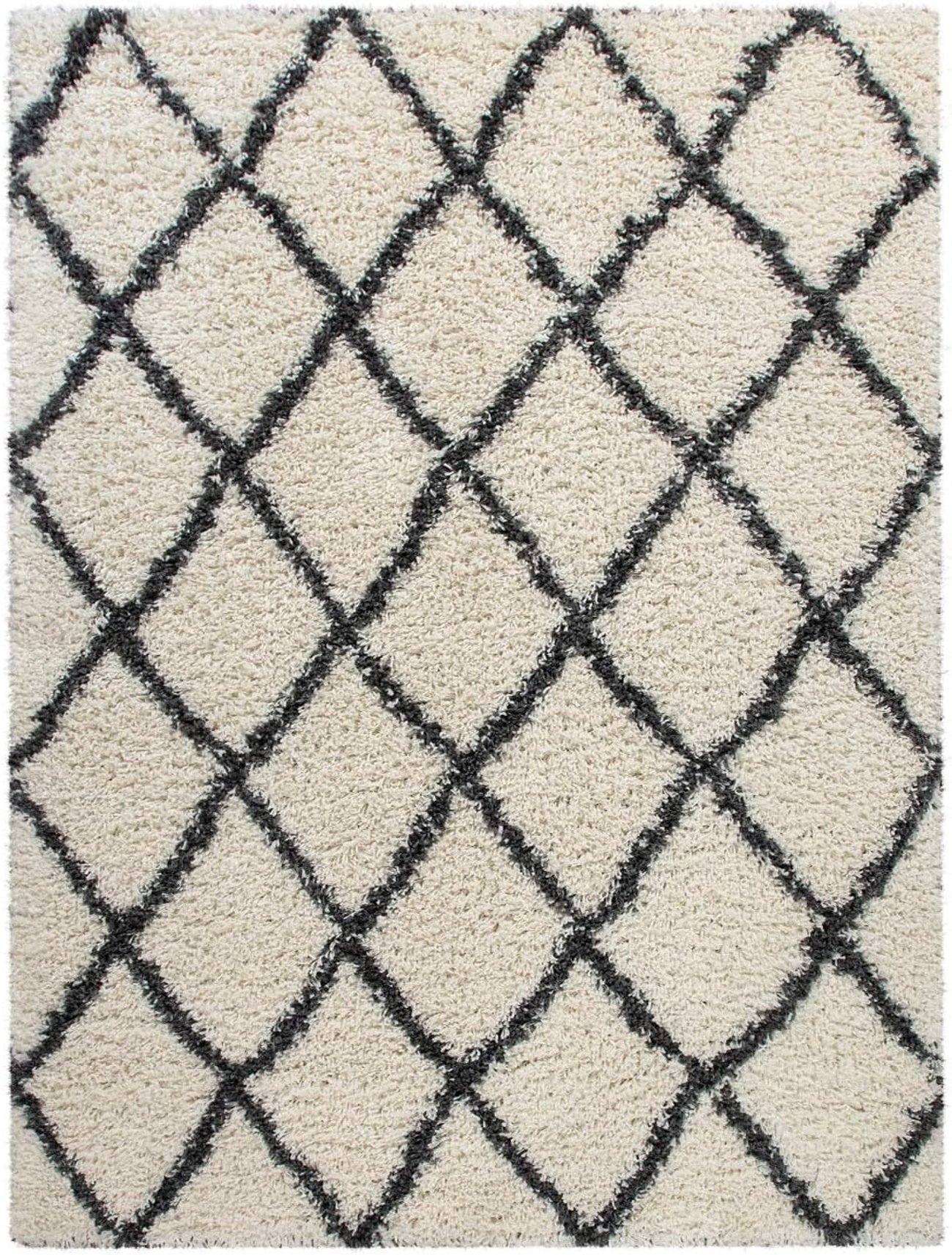 Skandi-Teppich im Rauten Design