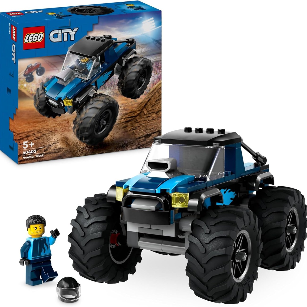 LEGO City Blauer Monstertruck, Offroad-Auto-Spielzeug