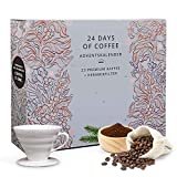 Erlebnis Kaffee Adventskalender 2022 "Filterkaffee"- mit Keramik Filter, Kaffee Bohnen gemahlen