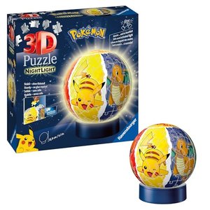 Pokémon Nachtlicht & 3D-Puzzle