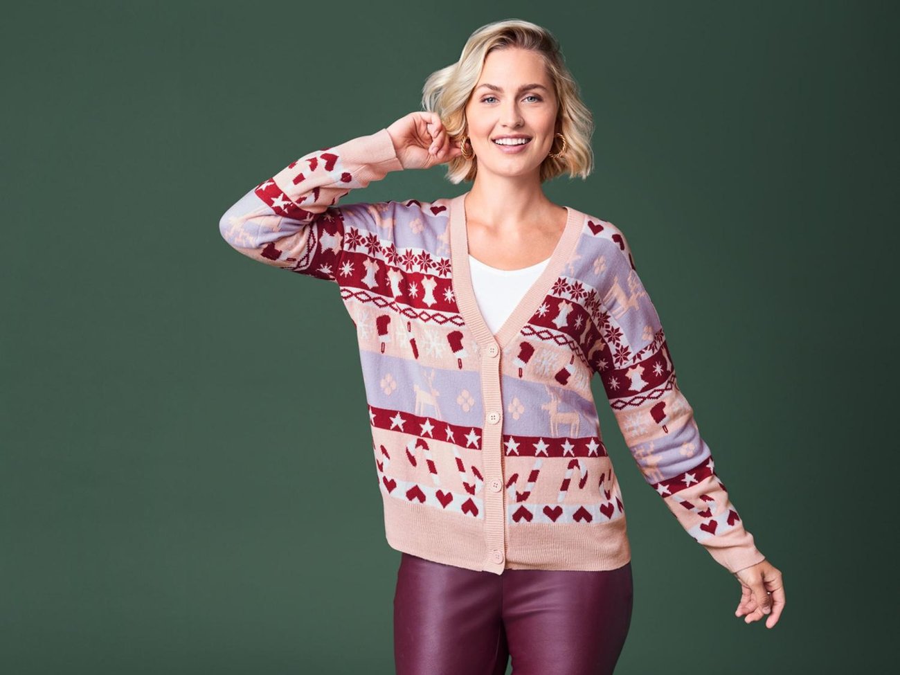 esmara Damen Weihnachts-Cardigan