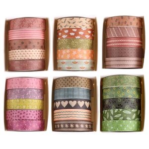 YUBX 30 Rollen Washi Tape Set