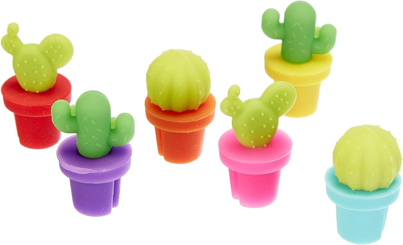 Legami: Set mit 6 Glasmarkierer/Teebeutelhalter