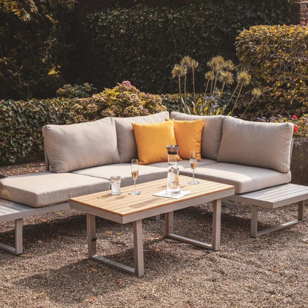greemotion Lounge-Set »Aruba«, aus Aluminium