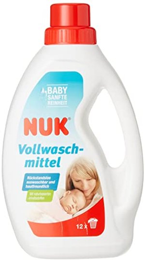 NUK Vollwaschmittel. 750 ml. für die sanfte und effektive Reinigung von Babywäsche. naturbasiert. de