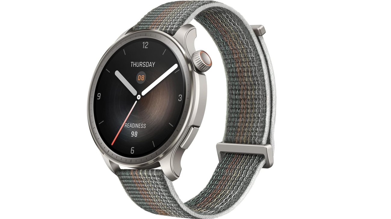 Amazfit Balance 46 mm Smart Watch, kontaktlose NFC-Zahlung, KI-Fitnesstrainer