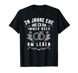 T-Shirt zum 20. Hochzeitstag