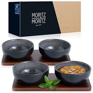 Moritz & Moritz 6tlg Dip Schalen Set mit Brett 