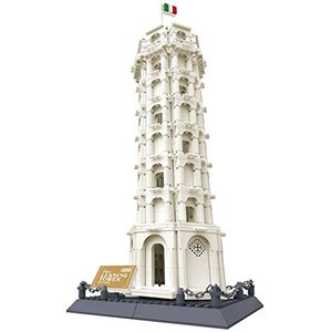 Wange - Turm von Pisa (Architektur-Modell) - Klemmbausteine