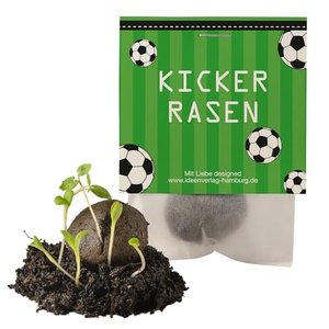 10x "Fußball" Samenbomben als Mitgebsel zum Kindergeburtstag / Fußballparty / Seedbombs / Partytüten