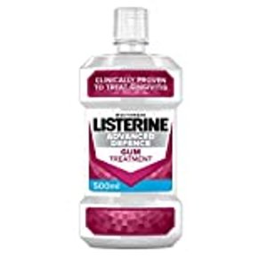 Listerine Advanced Defence Gum Treatment Mouthwash Crisp Mint 500ml