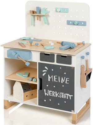 MUSTERKIND® Spielwerkbank »Fagus, weiß/natur«