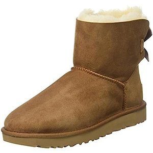 UGG Damen Mini Bailey Bow Ii Classic Boot, Chestnut, 39 EU