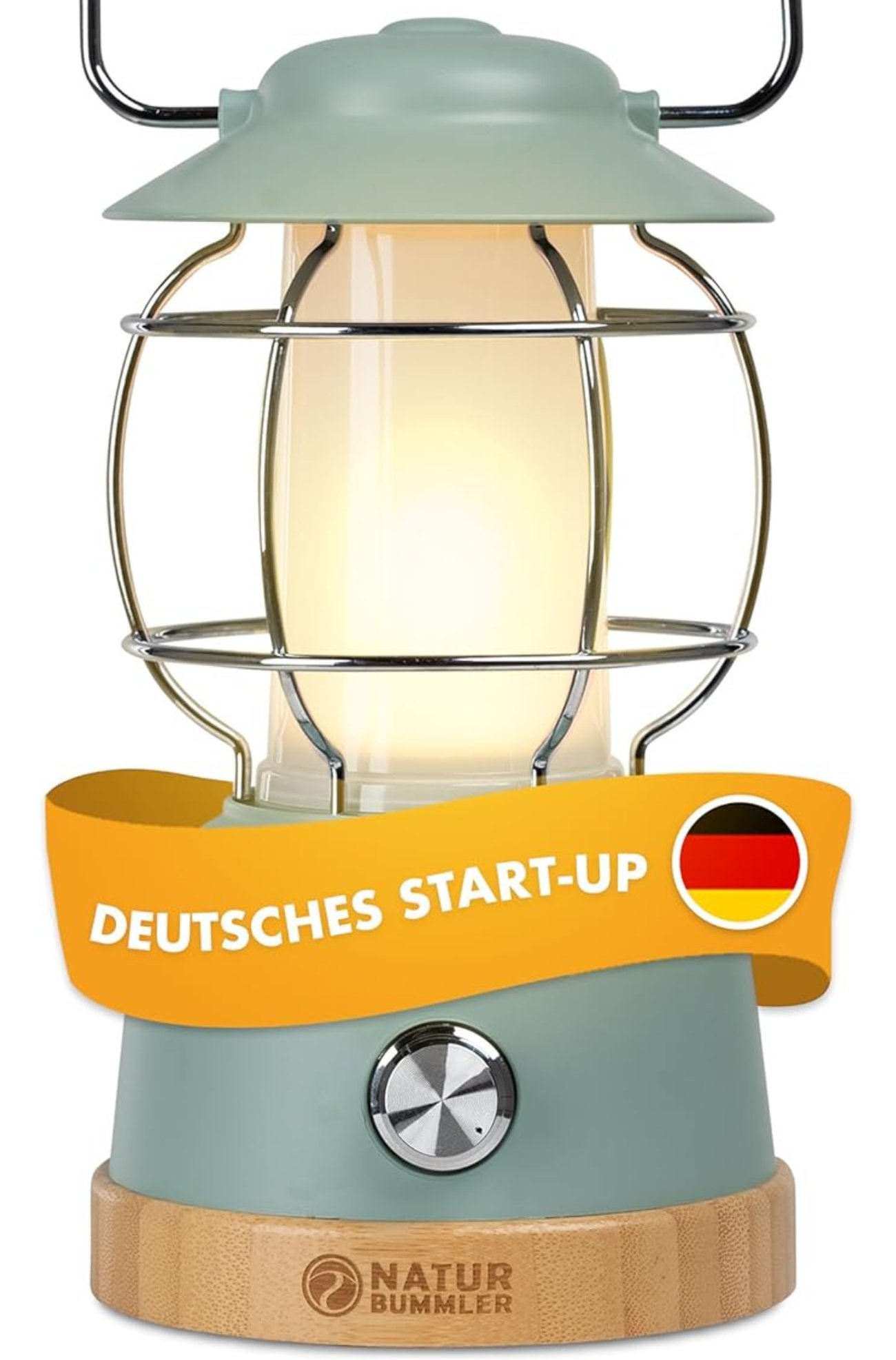 NATURBUMMLER Campinglampe aufladbar mit Powerbank