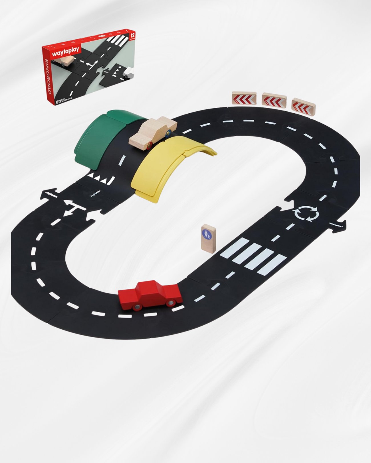 Waytoplay Ringroad: Flexible Spielzeugstraße