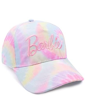 Barbie Snapback Cap für Kinder und Teens | Pastell-Regenbogen mit gesticktem Logo
